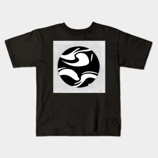 Wind and waves merge. Kids T-Shirt